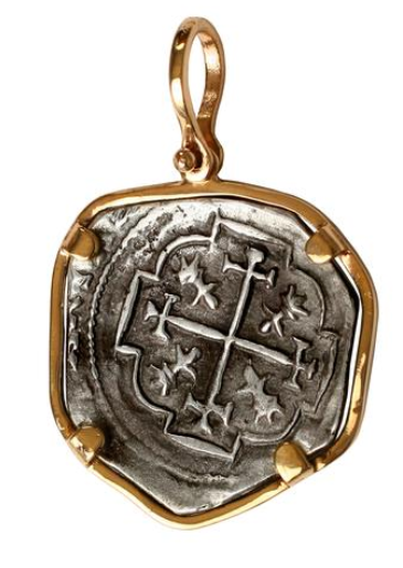 1 1/4" REPLICA ATOCHA IN MEMORIAL "1622" FRAME - ITEM #14817 - Jewelry Works
