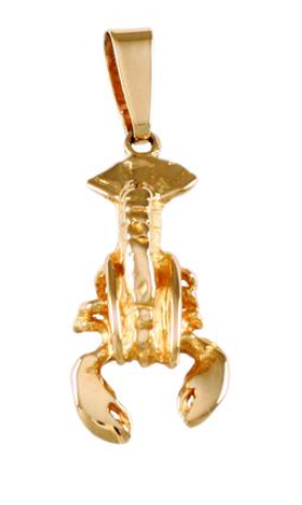 02932 - 7/8" LOBSTER PENDANT - Jewelry Works