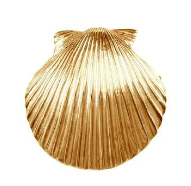 10176 - 1 1/4" SCALLOP SHELL WITH HIDDEN BAIL - Jewelry Works