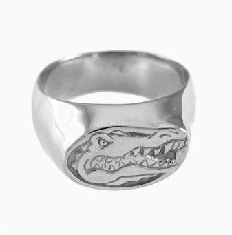Albert Gator Head Logo Sterling Silver - Jewelry Works