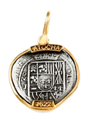 7/8" REPLICA ATOCHA IN "1622" FRAME - ITEM #14815 - Jewelry Works