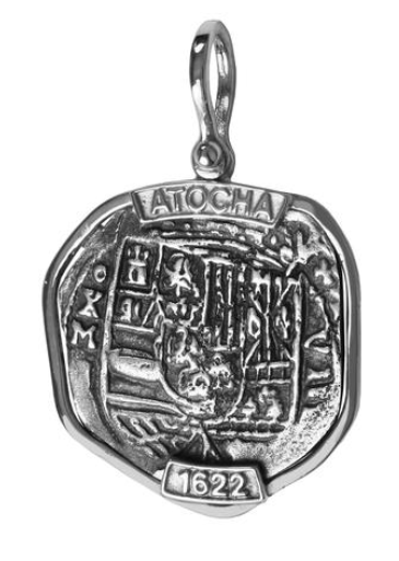 1 1/4" REPLICA ATOCHA IN MEMORIAL "1622" FRAME - ITEM #14817 - Jewelry Works