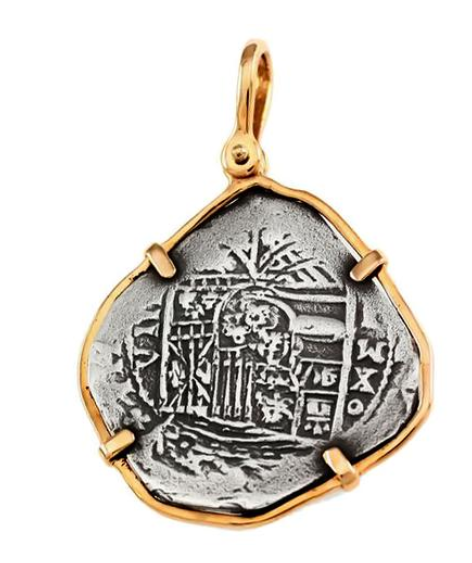 1 3/8" REPLICA ATOCHA WITH SMOOTH BEZEL FRAME & SHACKLE BAIL - ITEM #14906 - Jewelry Works