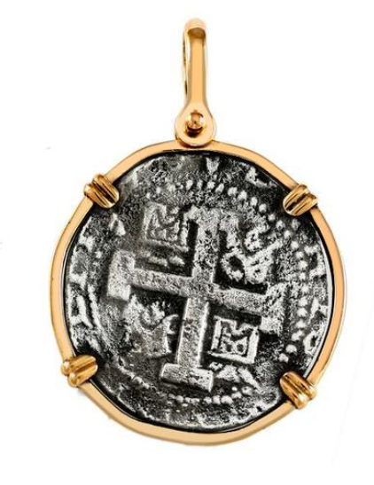 1 1/4" REPLICA ATOCHA WITH SHACKLE BAIL - ITEM #15188 - Jewelry Works