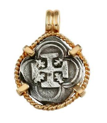 3/4" REPLICA ATOCHA WITH TWISTED FRAME & FIXED BAIL - ITEM #15998 - Jewelry Works