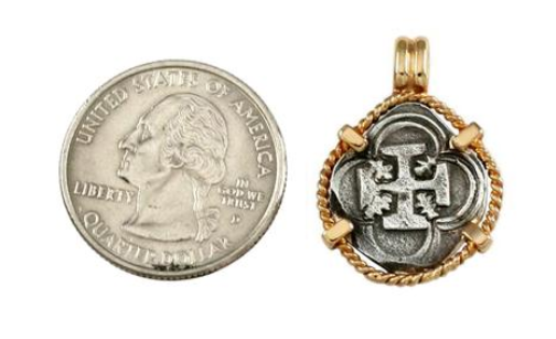 3/4" REPLICA ATOCHA WITH TWISTED FRAME & FIXED BAIL - ITEM #15998 - Jewelry Works