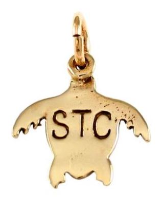 18637 - 5/8" BRONZE STC SYMBOL CUTOUT WITH INITIALS & DATE ON BACK - Jewelry Works