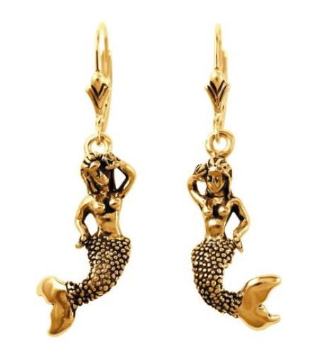30627 - MERMAID LEVER-BACK EARRINGS - Jewelry Works
