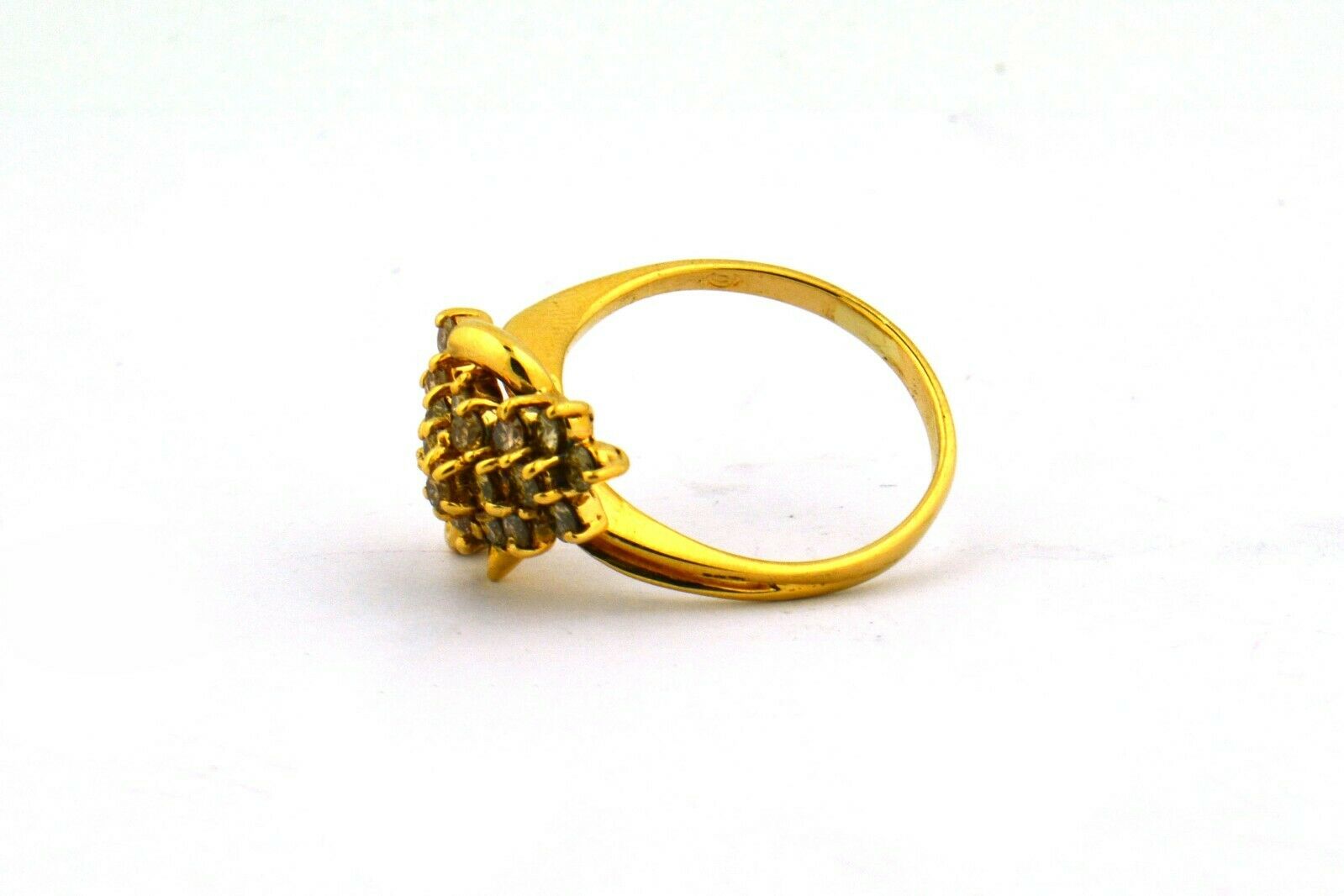 0.8ct Garnet, Citrine & 14k Yellow Gold Ring, 3.5g Size: 6 for sale at  auction on 14th March | Bidsquare