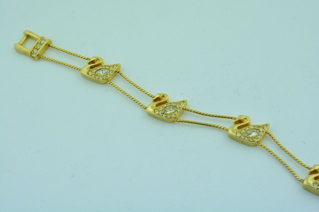 Swarovski Crystal Swan Bracelet - Jewelry Works