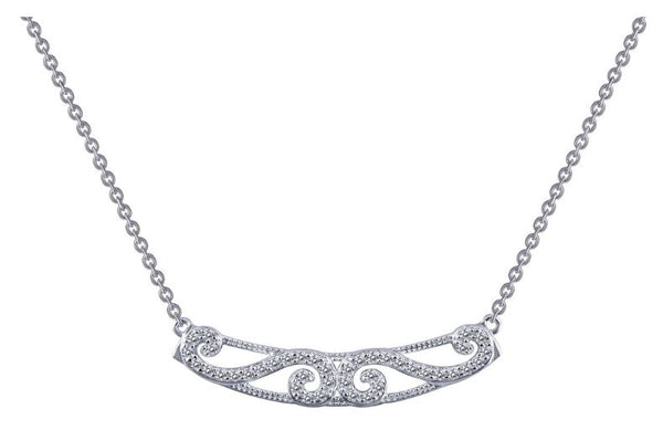 9N052CLP Simulated Diamond Necklace - Jewelry Works