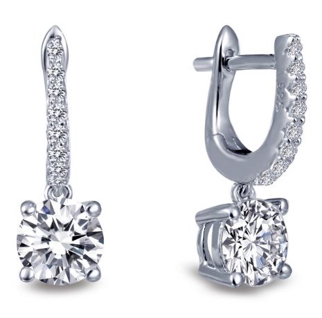 Simulated Diamond Earrings E0219CLP - Jewelry Works