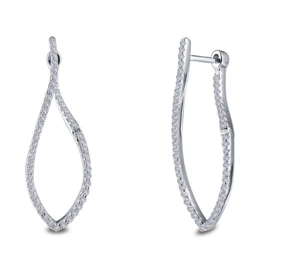 Infinity Hoop Earrings E0304CLP - Jewelry Works