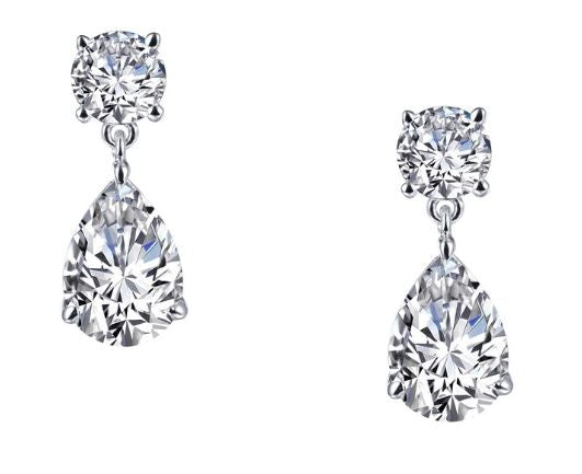 Pear Drop Earrings E0334CLP - Jewelry Works
