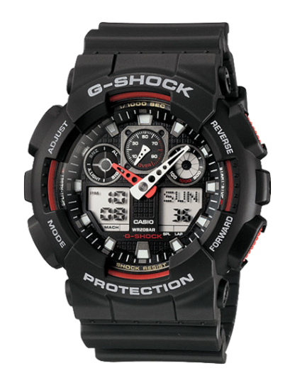 Casio G-Shock GA100-1A4 Black Men's Watch - Jewelry Works