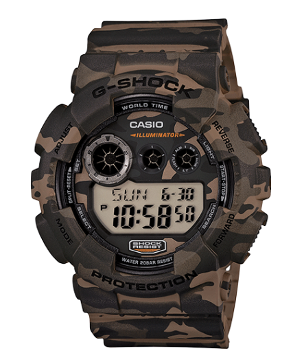 Casio G-Shock GD120CM-5 Camouflage Resin Men's Watch - Jewelry Works