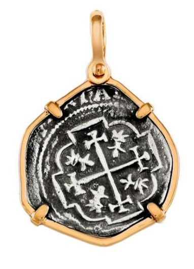 1 1/4" REPLICA ATOCHA WITH SHACKLE BAIL - ITEM #14902 - Jewelry Works