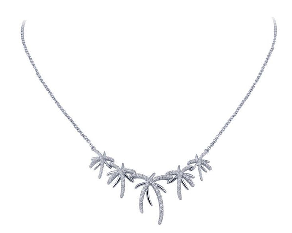 N0044CLP Palm Tree Necklace - Jewelry Works